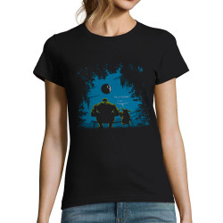 T-shirt femme noir Hulk Father (Trabe,Humour,Films/Séries,Star Wars)