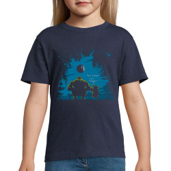 T-shirt enfant bleu marine Hulk Father (Trabe,Humour,Films/Séries,Star Wars)