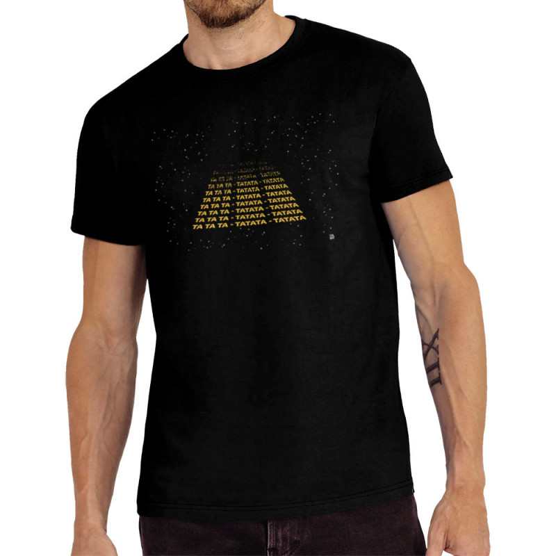 Tee-shirt homme noir Tatata Tatata Tatata (Trabe,Humour,Films/Séries,Star Wars)