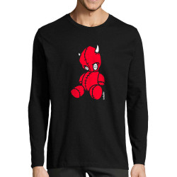 T-shirt homme manches longues noir Diabolik - Puppet (Diabolik)