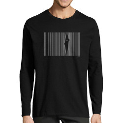 T-shirt homme manches longues noir Exit (Gondrax,Slogans engagés)