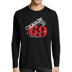 T-shirt homme manches longues noir Charge 69 - 1993-2013 (Charge 69)
