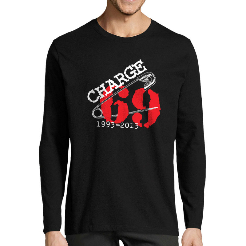 T-shirt homme manches longues noir Charge 69 - 1993-2013 (Charge 69)