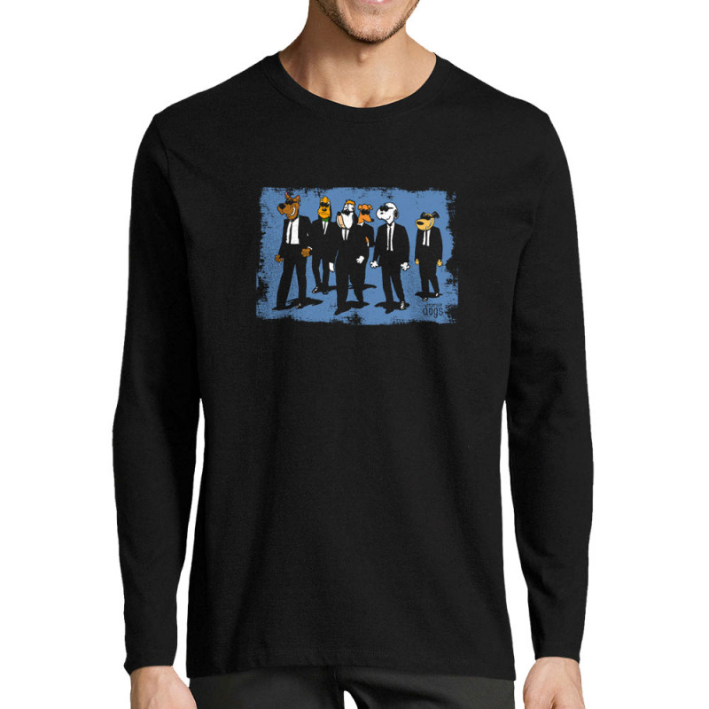 T-shirt homme manches longues noir Reservoir Dogs (Gondrax,Animaux,Films/Séries,Détournements)