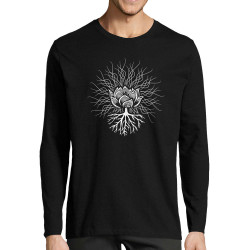 T-shirt homme manches longues noir Ohm Pagan (Gondrax,Ethnique)