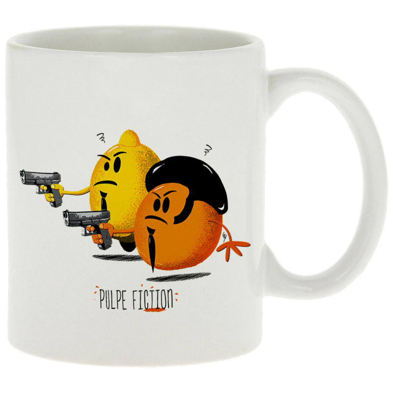 Mug blanc Pulpe Fiction (Gondrax,Fruits & Légumes,Films/Séries)