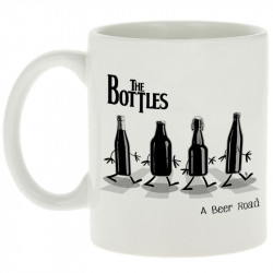 Mug blanc The Bottles (Gondrax,Humour,Alcool,Amazon)
