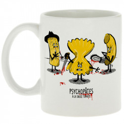 Mug blanc Psychopâtes (Gondrax,Fruits & Légumes,Humour)