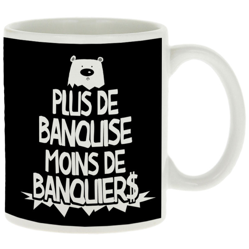 Mug blanc Plus de banquise (Gondrax,Slogans engagés,Ecologie)