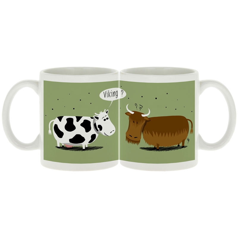 Mug blanc Viking (Gondrax,Animaux,Humour)