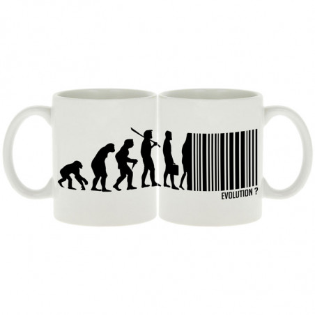 Mug "Evolution code barre"