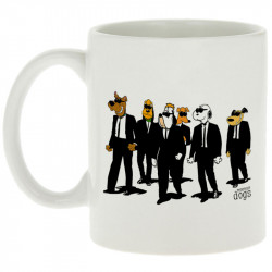 Mug blanc Reservoir Dogs (Gondrax,Animaux,Films/Séries,Détournements)