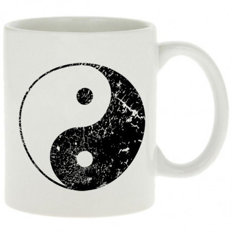 Mug blanc Ying Yang (Ethnique)