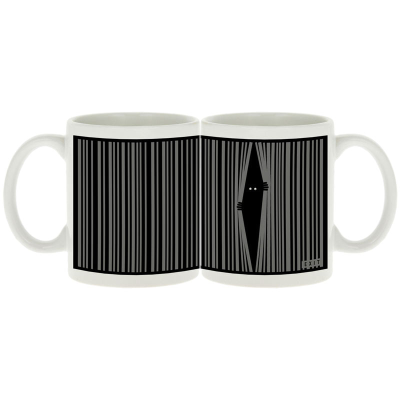 Mug blanc Exit (Gondrax,Slogans engagés)