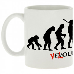 Mug blanc Vélolution (Gondrax,Vélo,Evolution)