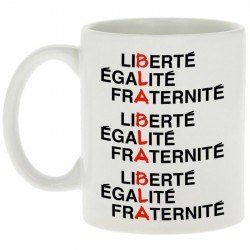 Mug blanc BLA BLA BLA (Gondrax,Slogans engagés)