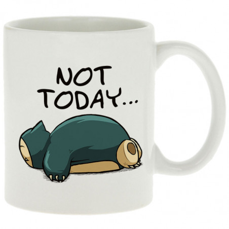 Mug blanc Not Today (Le Duc,Animaux,Humour,Chats,Manga Kawaï japan)
