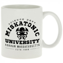 Mug blanc Miskatonic University (Alex Kidd,Films/Séries)
