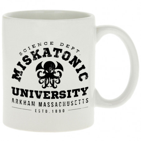 Mug blanc Miskatonic University (Alex Kidd,Films/Séries)