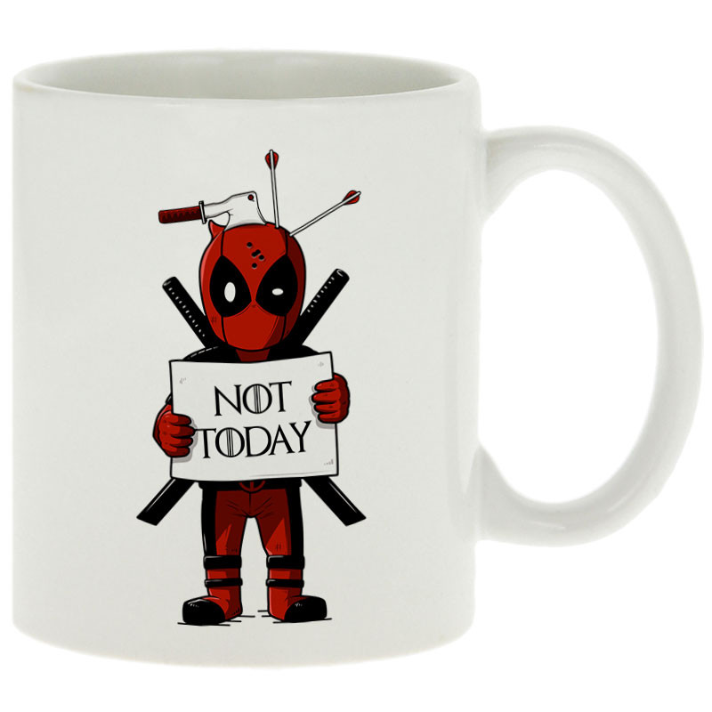 Mug blanc Deadpool - Not Today (Le Duc,Films/Séries)