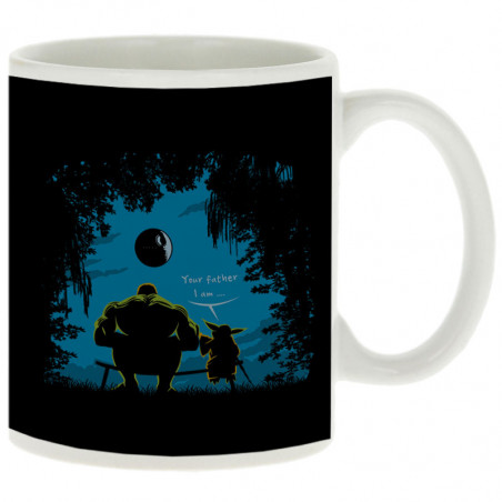 Mug blanc Hulk Father (Trabe,Humour,Films/Séries,Star Wars)