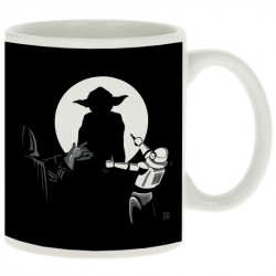 Mug blanc Dark Ombre (Trabe,Jeux Vidéo / Geek,Films/Séries,Humour,Star Wars)
