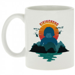 Mug blanc Kiking Kong (Ptit Mytho,Animaux,Films/Séries)