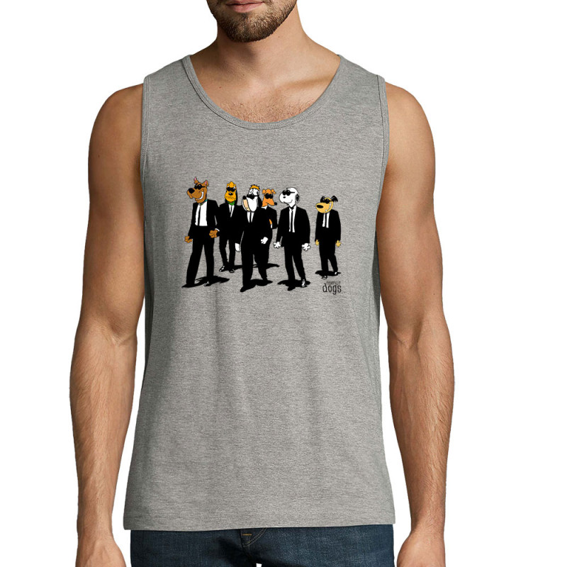 Débardeur homme gris chiné Reservoir Dogs (Gondrax,Animaux,Films/Séries,Détournements)