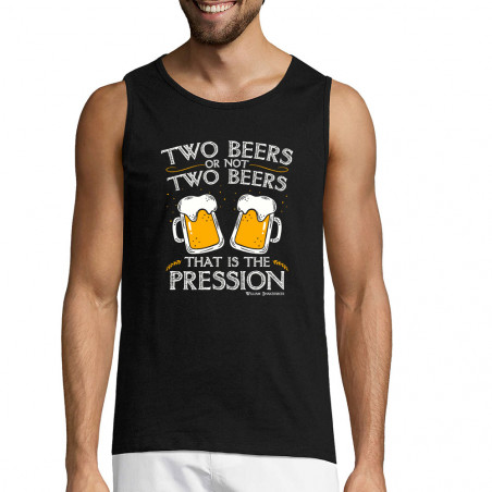 Débardeur homme "Two Beers...
