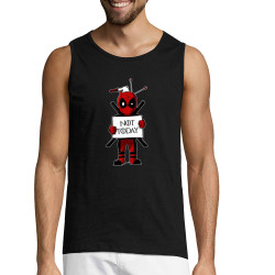 Débardeur homme noir Deadpool - Not Today (Le Duc,Films/Séries)