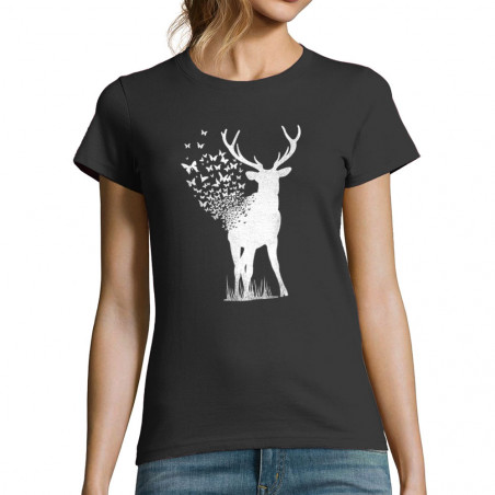 T-shirt femme "Deer Butterfly"