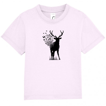 T-shirt bébé "Deer Butterfly"