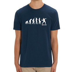 T-shirt homme coton bio bleu marine Révolution 2 (Gondrax,Slogans engagés,Evolution)