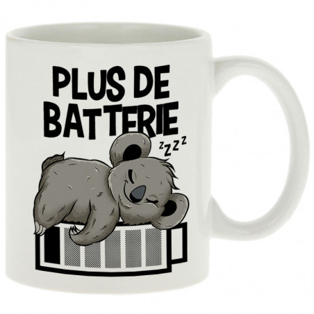 Mug "Plus de batterie koala"