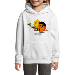 Sweat enfant à capuche blanc Pulpe Fiction (Gondrax,Fruits & Légumes,Films/Séries)
