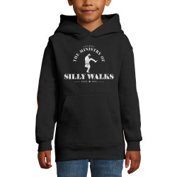 Sweat enfant à capuche noir Silly Walks (Alex Kidd,Films/Séries)