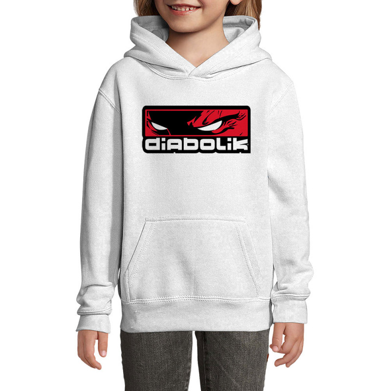 Sweat enfant à capuche blanc Diabolik - Heros (Diabolik)