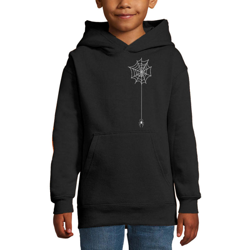 Sweat enfant à capuche noir Toile & araignée (Gondrax,Zombies,Animaux)