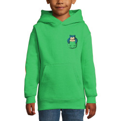 Sweat enfant à capuche vert prairie Ronflex Pocket (Le Duc,Jeux Vidéo / Geek,Manga Kawaï japan)