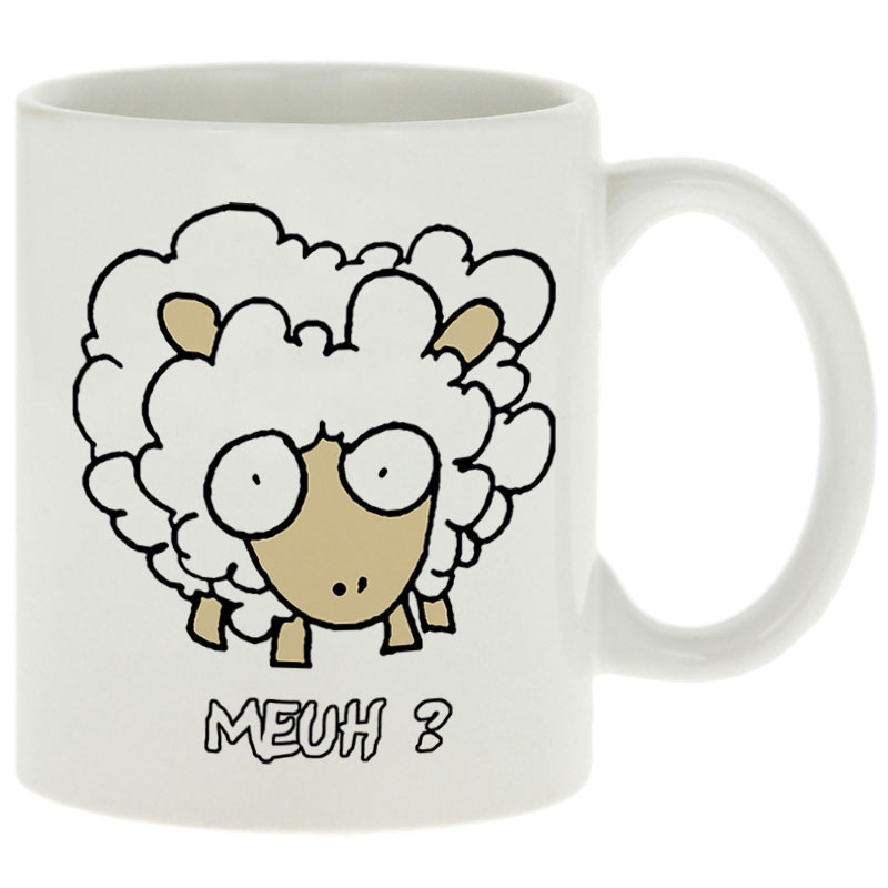 Mug blanc Meuh (Animaux)