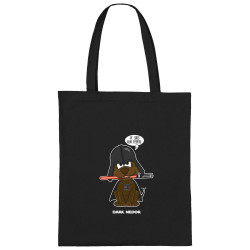 Sac shopping en toile noir Dark Medor (Gondrax,Animaux,Humour,Films/Séries,Star Wars)