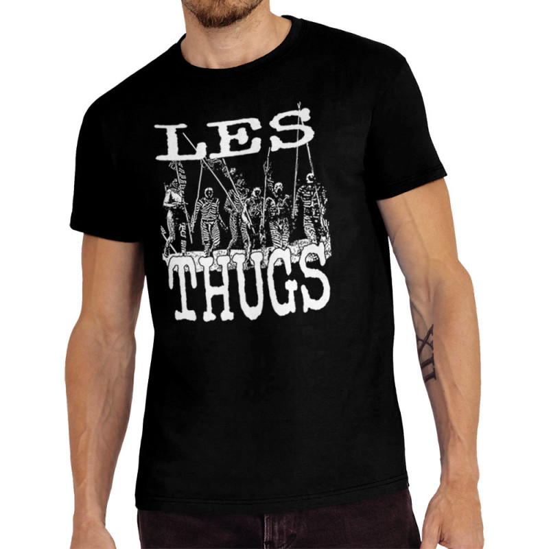 Tee-shirt homme noir Les Thugs - Guerriers Massaï (Les Thugs)