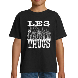 T-shirt enfant noir Les Thugs - Guerriers Massaï (Les Thugs)