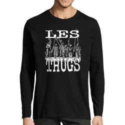 T-shirt homme manches longues noir Les Thugs - Guerriers Massaï (Les Thugs)