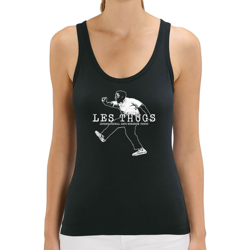 Débardeur femme coton bio noir Les Thugs - Anti Boredom Front (Les Thugs)