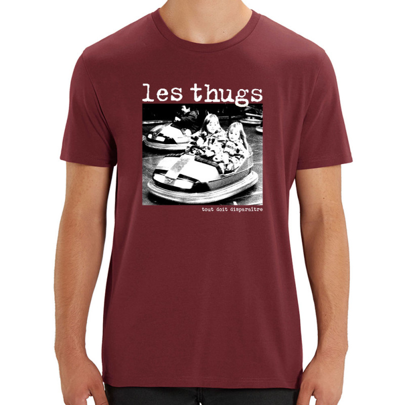 T-shirt homme coton bio bordeaux Les Thugs - Tout doit disparaître (Les Thugs)