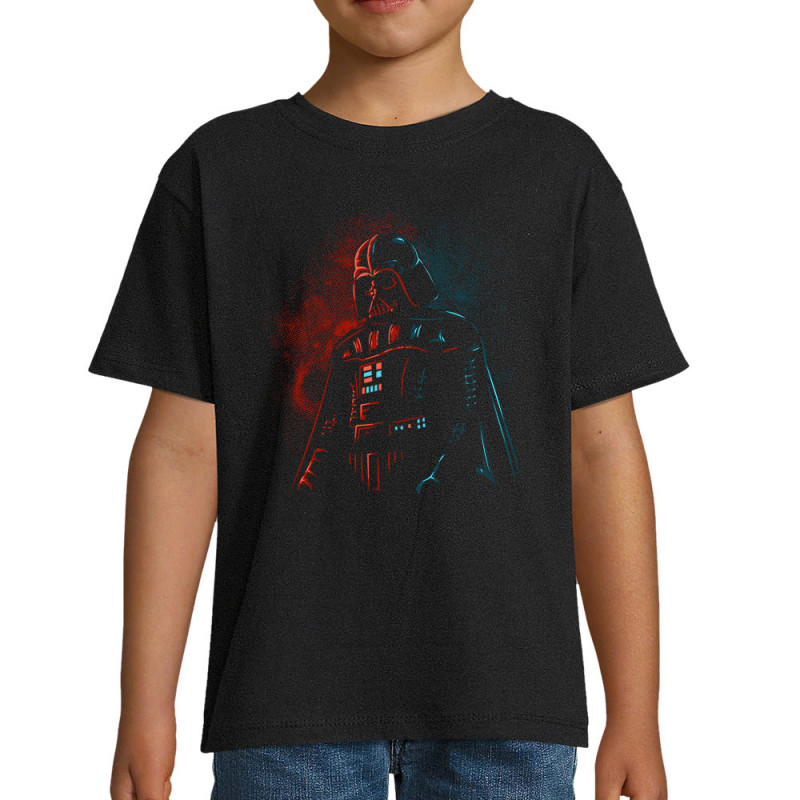 T-shirt enfant noir Dark Vador (Le Duc,Films/Séries,Star Wars)