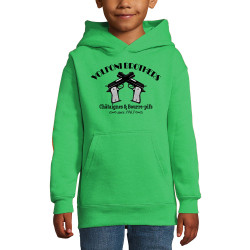 Sweat enfant à capuche vert prairie Volfoni Brothers (Andy,Films/Séries,Les Tontons Flingueurs)