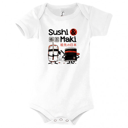 Body bébé "Sushi et Maki"