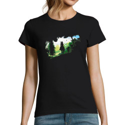 T-shirt femme noir Adventure Link (Zewa,Jeux Vidéo / Geek)